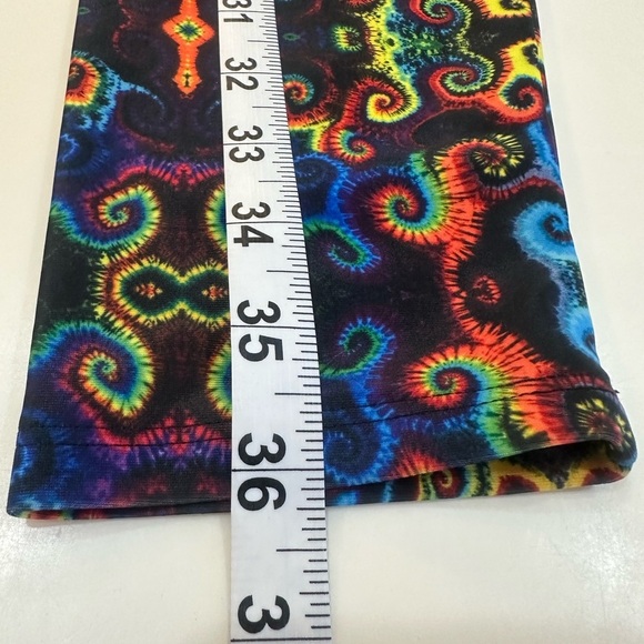 JAMMIN ON Women’s Multi Color Neon Paisley Leggings Size Medium NWT - Picture 10 of 10